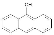Molecola del 9-idrossiantracene